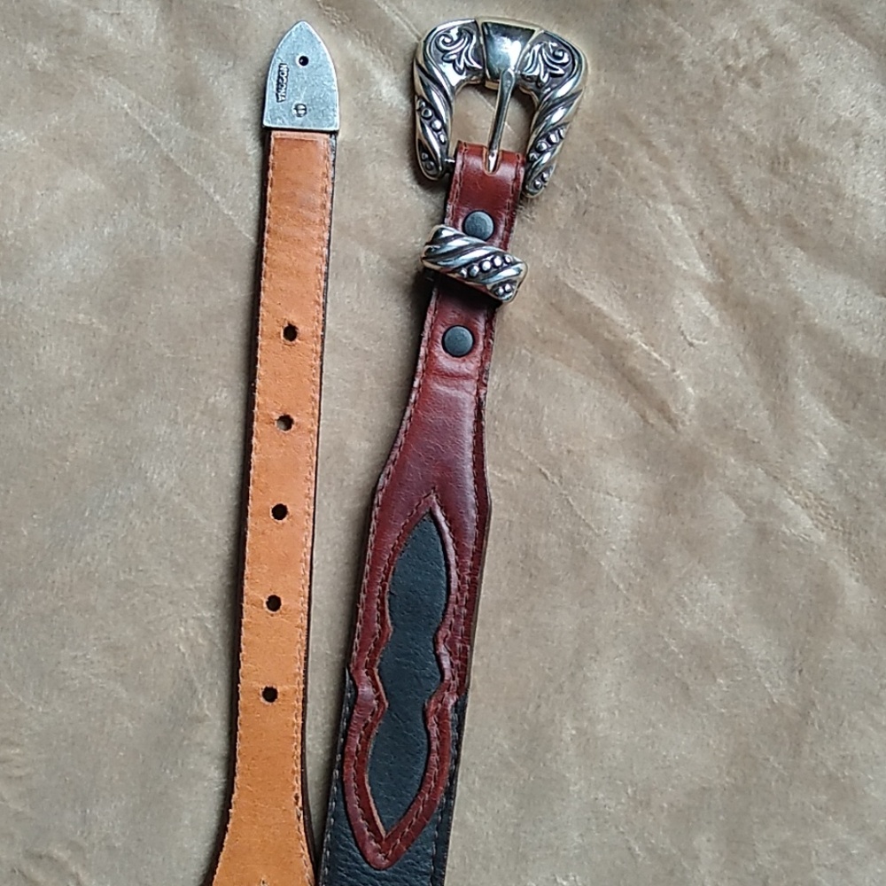 Nocona Leather Belt size 34 - Picture 2 of 8